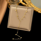 18K Gold Plated Golden Elegance Statement Jewelry Set