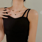 Royal Emerald Stone 18K Gold Plated Necklace