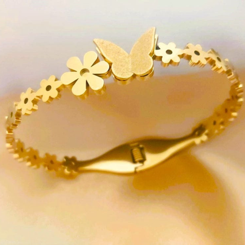 18K Gold Plated Butterfly Bracelet