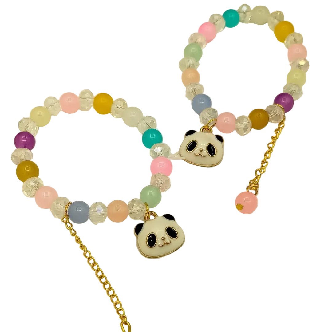 Kawaii Style Panda Beaded Bracelet