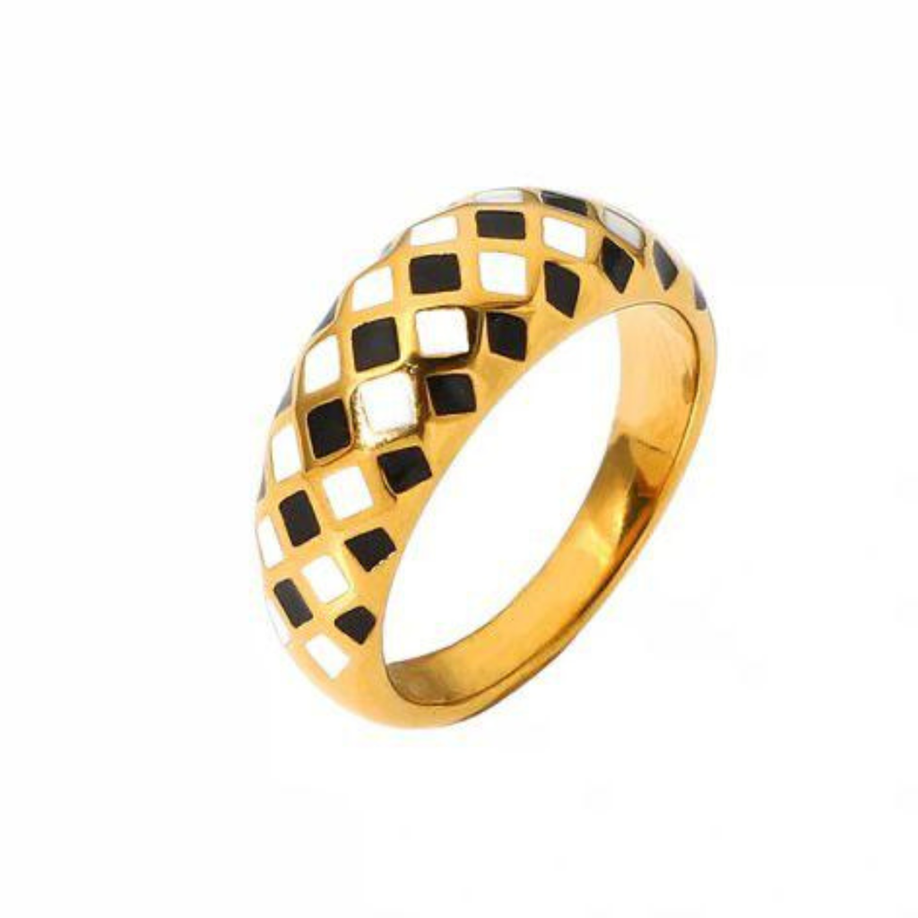 Liora 18K Gold Plated Luxe Statement Ring