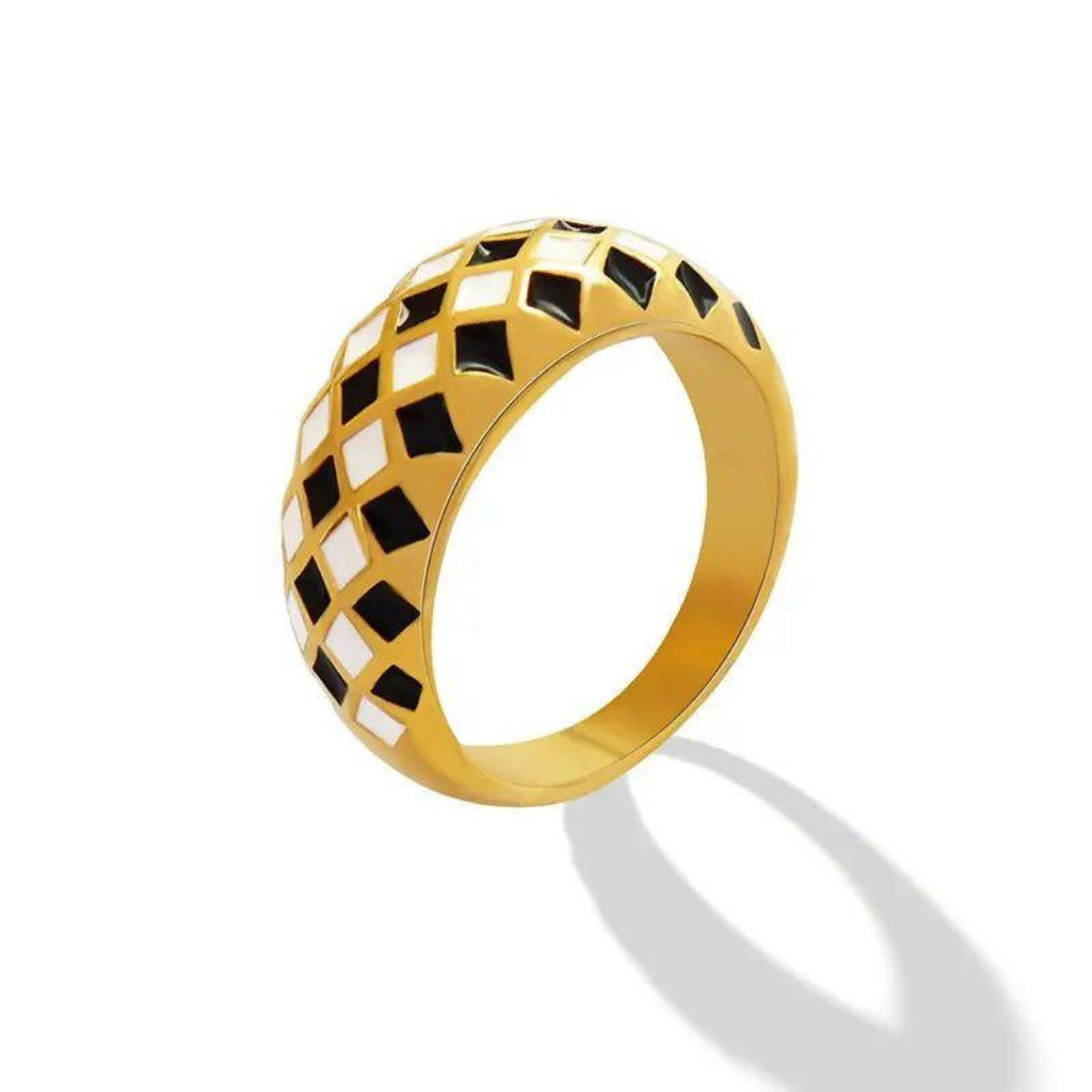 Liora 18K Gold Plated Luxe Statement Ring