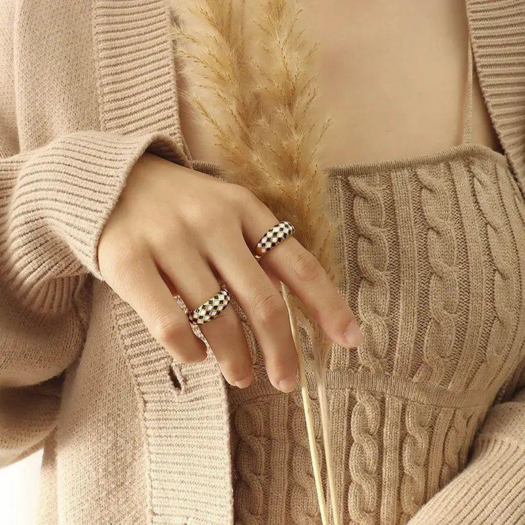 Liora 18K Gold Plated Luxe Statement Ring