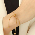 18K Gold Plated Golden Grace Adjustable Snake Chain Bracelet