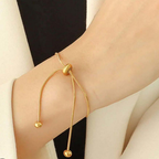 18K Gold Plated Golden Grace Adjustable Snake Chain Bracelet