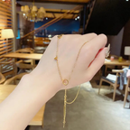 18K Gold Plated Love Charm Pendant Necklace