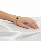Urban Edge 18K Gold Plated Open Cuff Bracelet