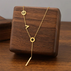18K Gold Plated Love Charm Pendant Necklace