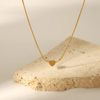 Moonlit Heart 18K Gold Plated Necklace