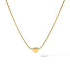 Moonlit Heart 18K Gold Plated Necklace