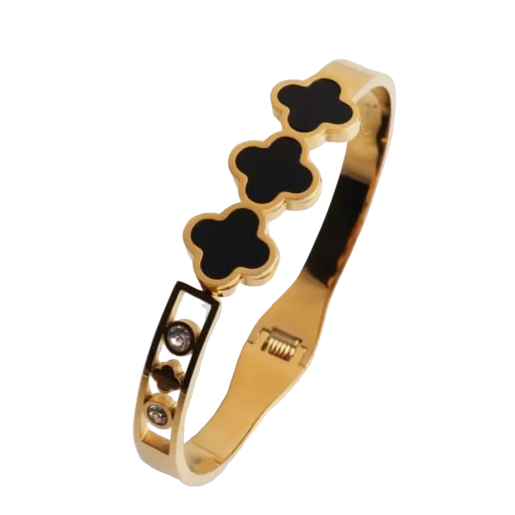 18K Gold Plated Night Bloom Bracelet – Luxury Accent Jewelry for Women