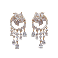 Solene Shimmer Dangle Earrings Party Wear
