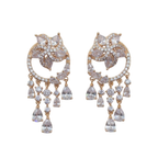 Solene Shimmer Dangle Earrings Party Wear