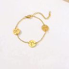 18K Gold Plated Sabar Shukar Charm Bracelet