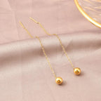 18K Gold Plated Long Drop Earrings