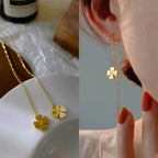 18K Gold Plated Statement Long Earrings