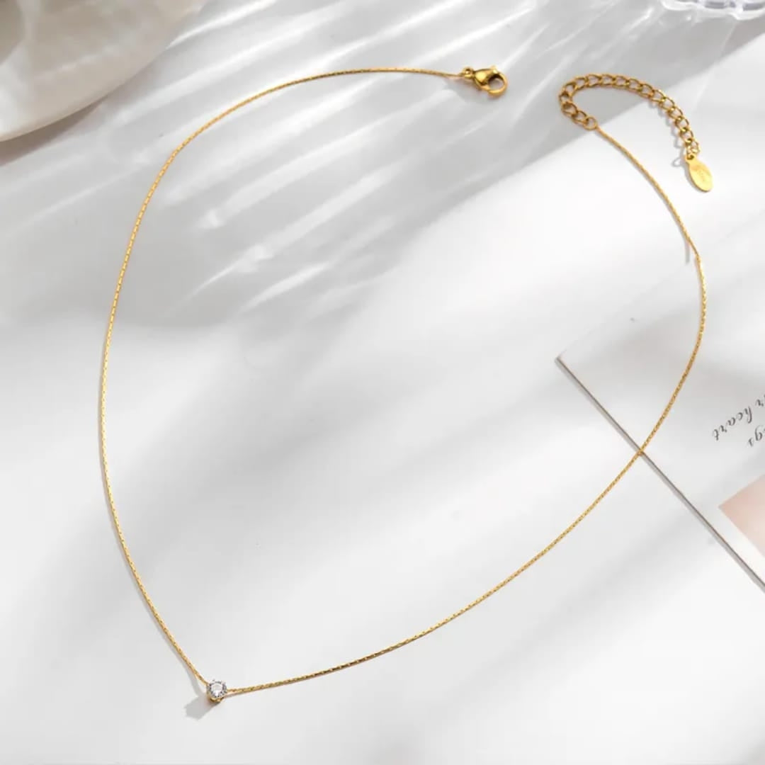 18K Gold Plated Plated Minimal Chain Necklace