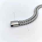 Heavy Cuban Link Men’s Bracelet – Chunky Chain Style (Silver)