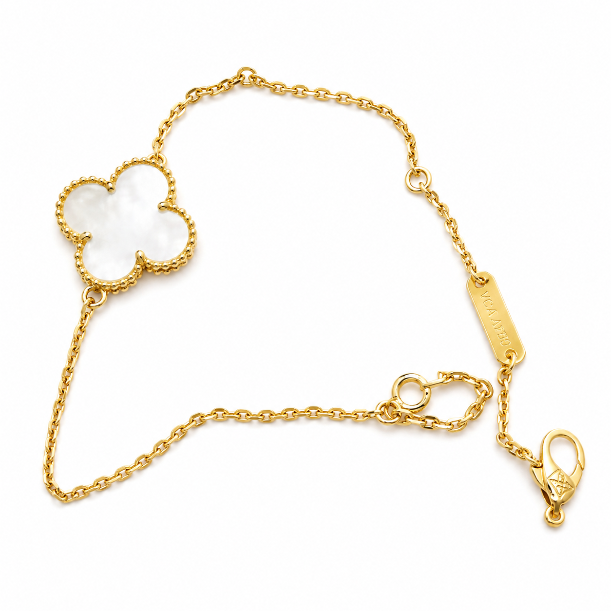 Clover 18k Gold Plated Bracelet
