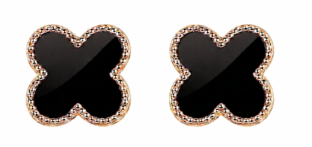 Clover & Bloom Stud Earrings