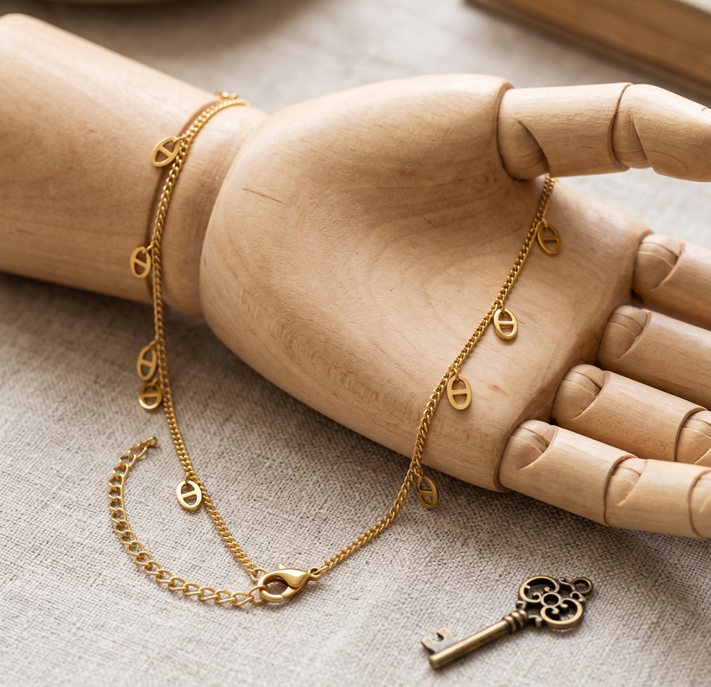 Delight 18k gold plated bracelet