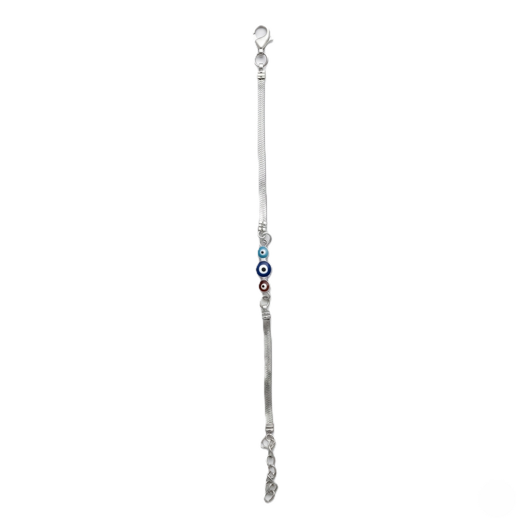 Devotion Charm 18k Silver Plated Bracelet