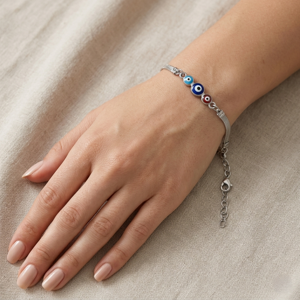 Devotion Charm 18k Silver Plated Bracelet