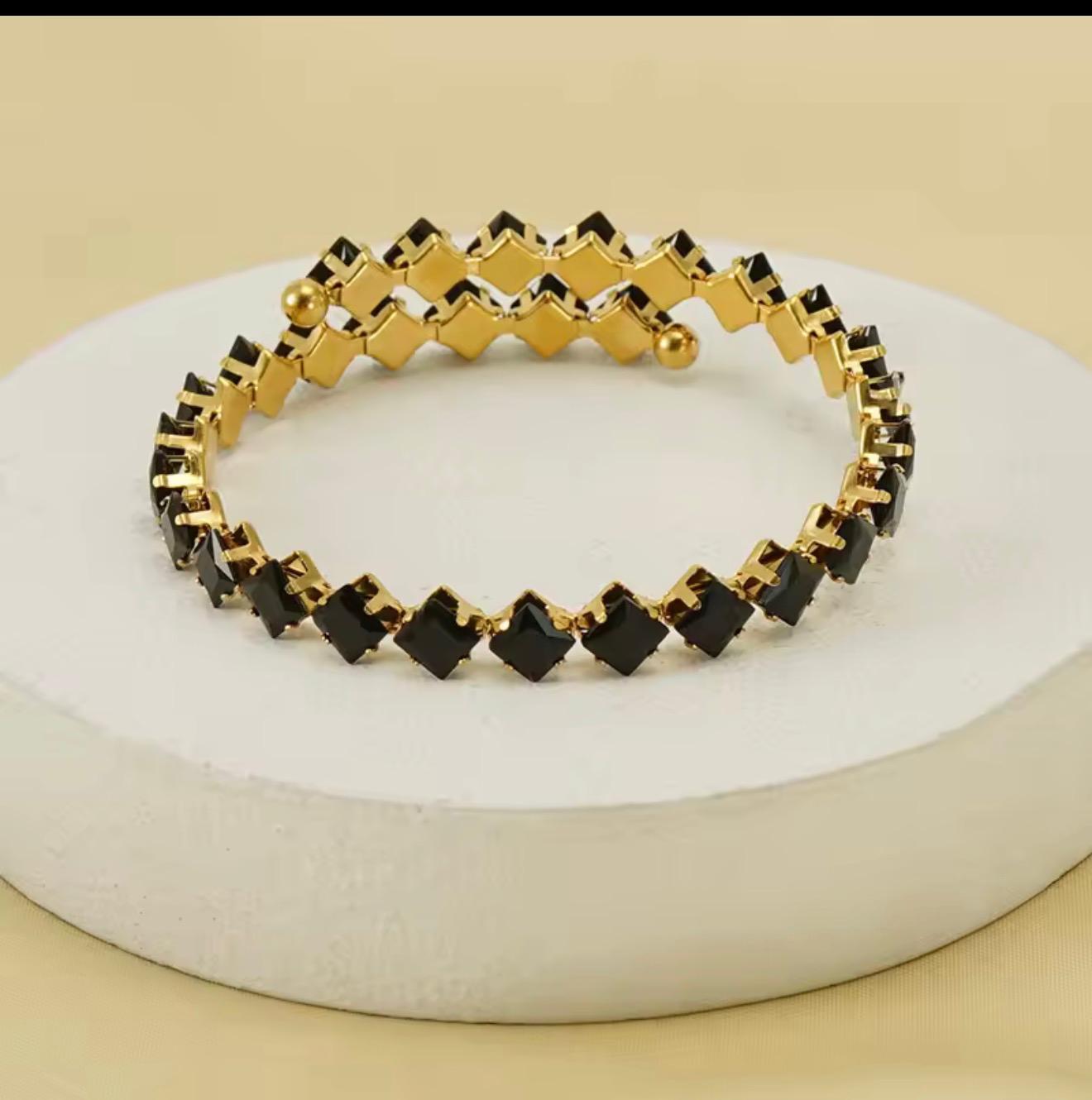 Empress 18k Gold Plated Cuff Bracelet