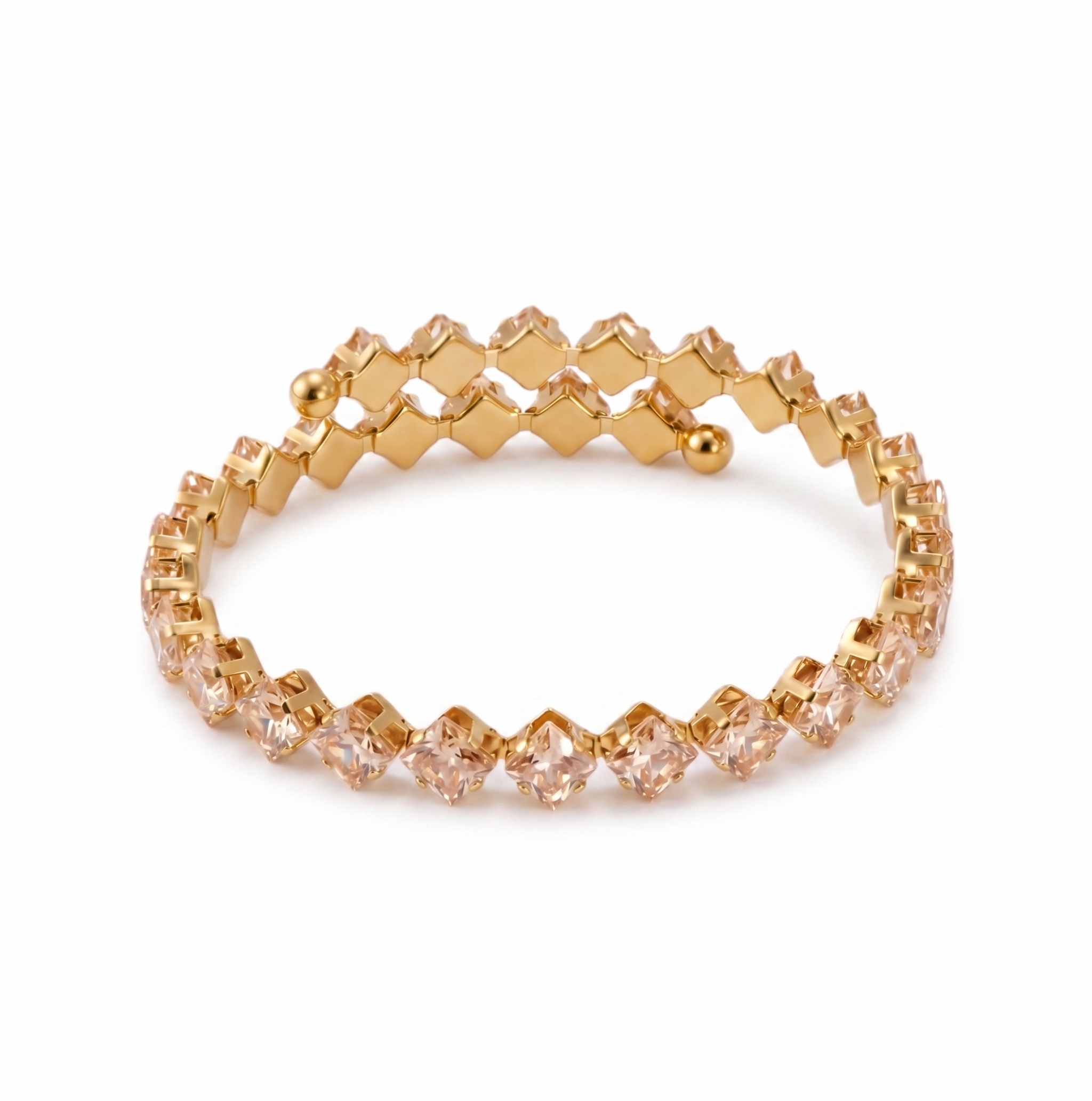 Empress 18k Gold Plated Cuff Bracelet