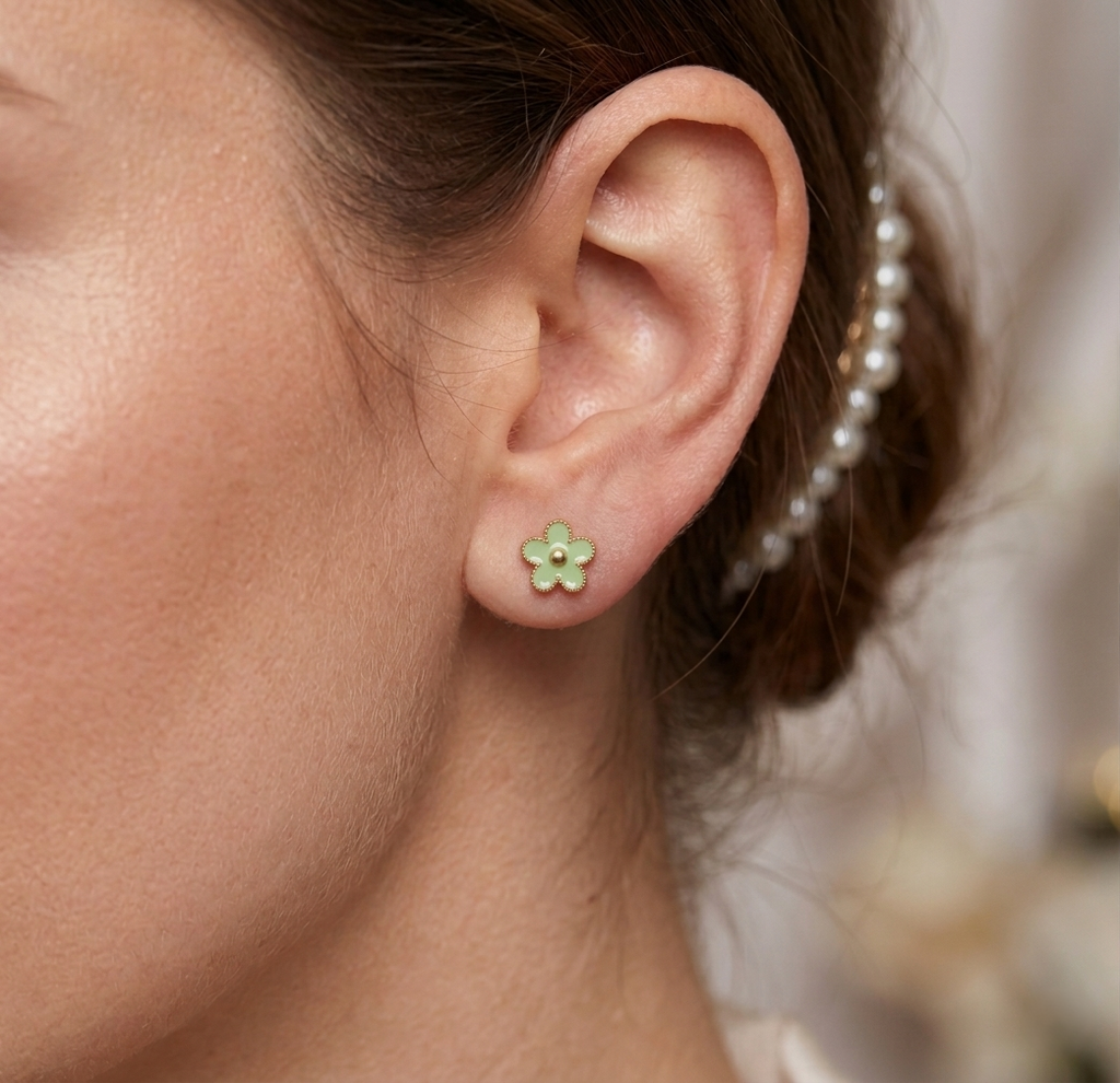 Flower Stud Earrings