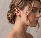 Clover & Bloom Stud Earrings