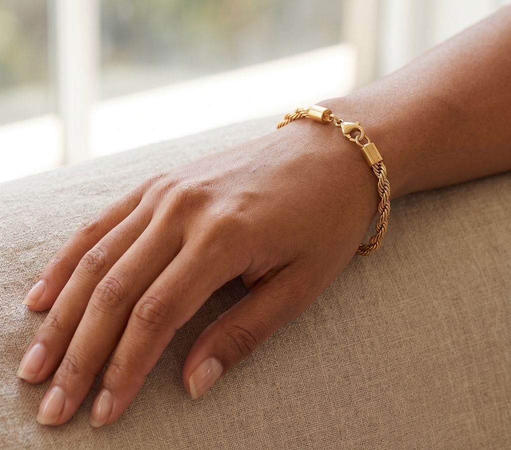 Legacy 18k gold plated bracelet