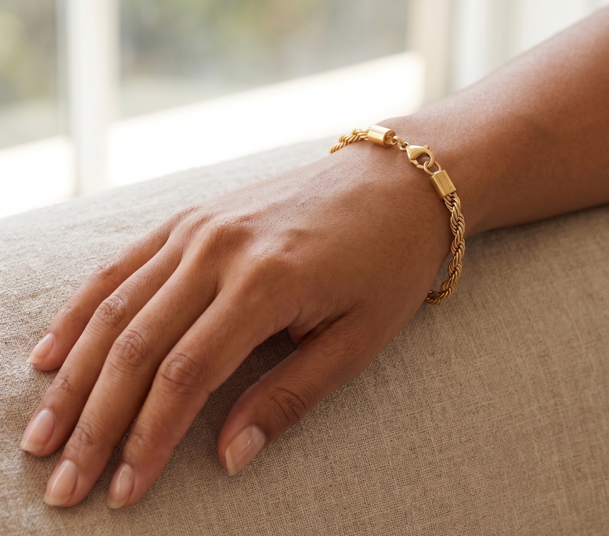 Legacy 18k gold plated bracelet