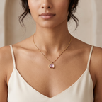 Lumiere 18k Gold Plated Pendant Necklace