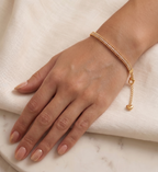 Luxe trio 18k gold plated bracelet