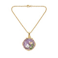 Midas Link 18k Gold Plated Pendant Necklace