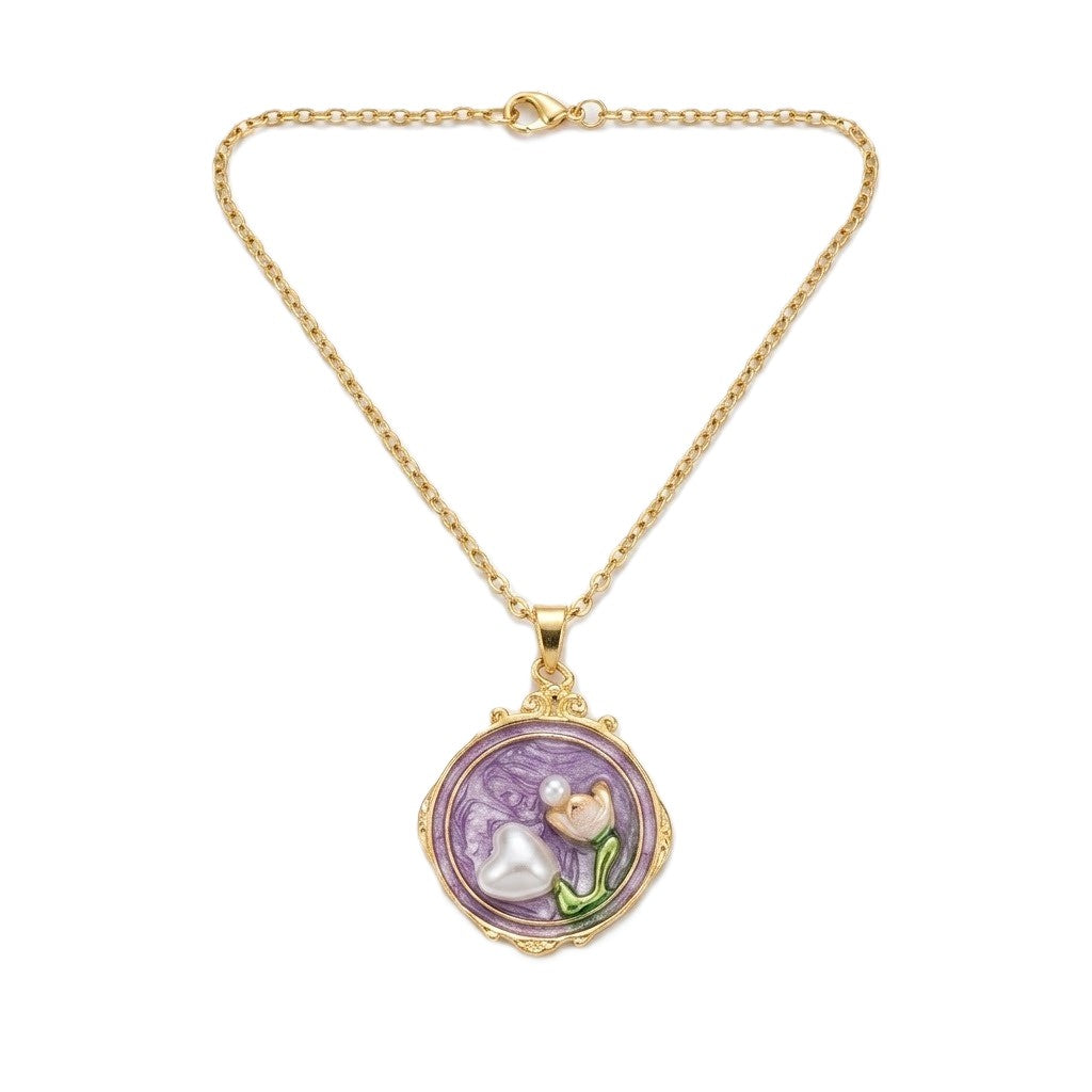 Midas Link 18k Gold Plated Pendant Necklace
