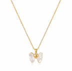 Opulent 18k gold plated pendant necklace