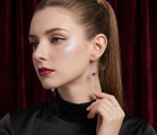 Silvaine 18k silver plated heart tassel drop earring
