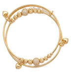 Soleil Bell 18k Gold Bracelet Bangle