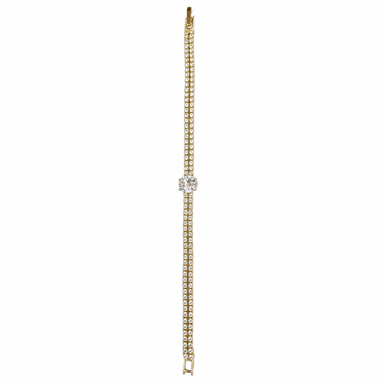 Sovereign 18k gold plated bracelet