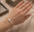 Sovereign 18k gold plated bracelet
