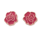 Velour Rose Earring