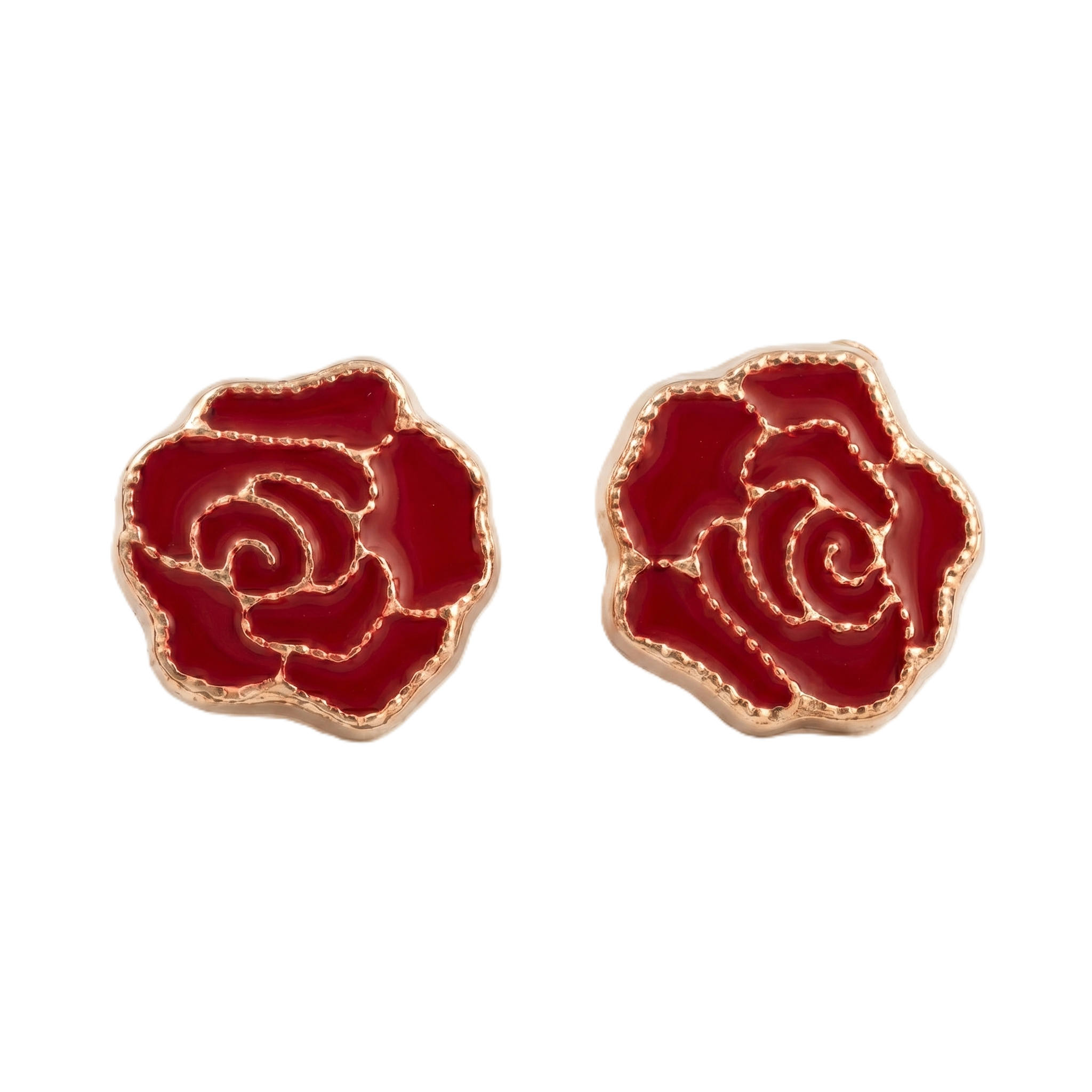 Velour Rose Earring