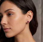 Velour Rose Earring